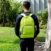 Foldable Backpack, Green