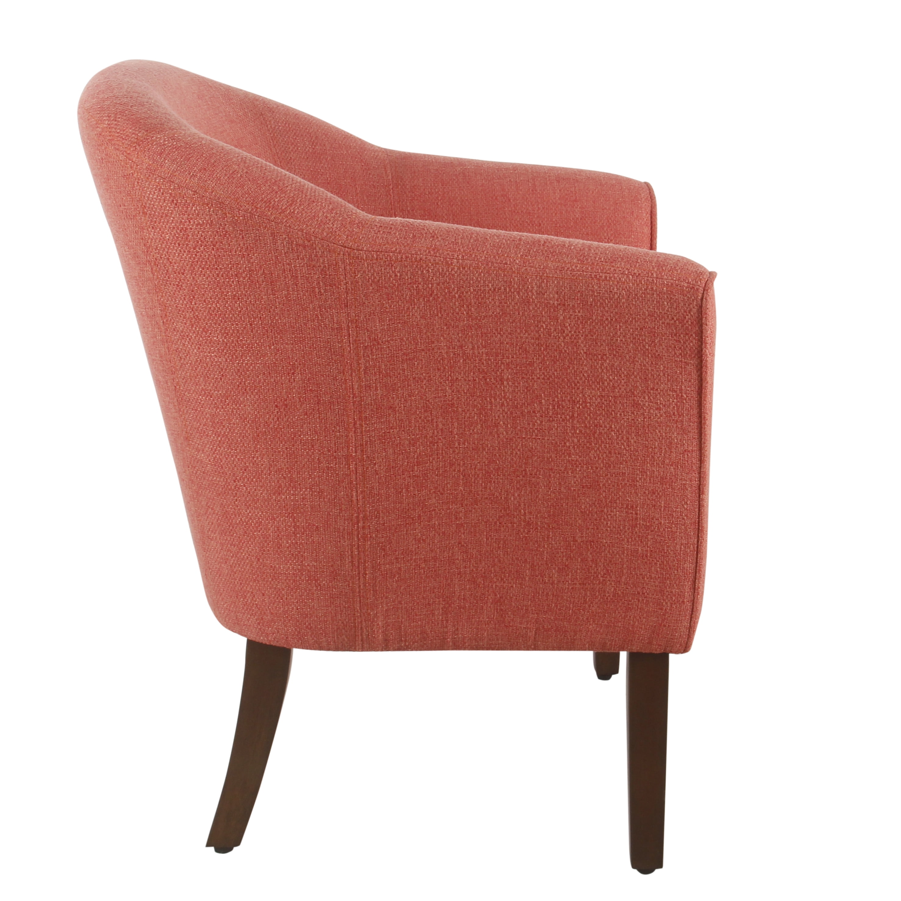 HomePop Modern Barrel Accent Chair, Multiple Colors