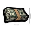 thumbnail image 2 of Jiibva Dollar Bill Rug Money Shaped Carpet Personality Money Rug Dollar Mat Art Floor Mat Decoration for Bedroom, Living Room and Study, 2 of 5