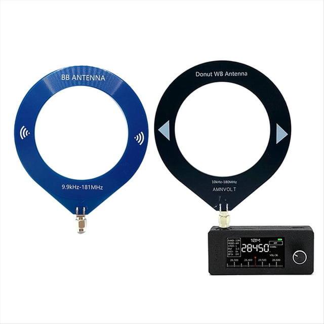 Receptor de Radio Mini SI4732 de 9,9 KHz A 181 MHz, Receptor de Radio de Corta Portátil + Antena de Bucle 2X SW LW AM FM SSB Radio SI4732