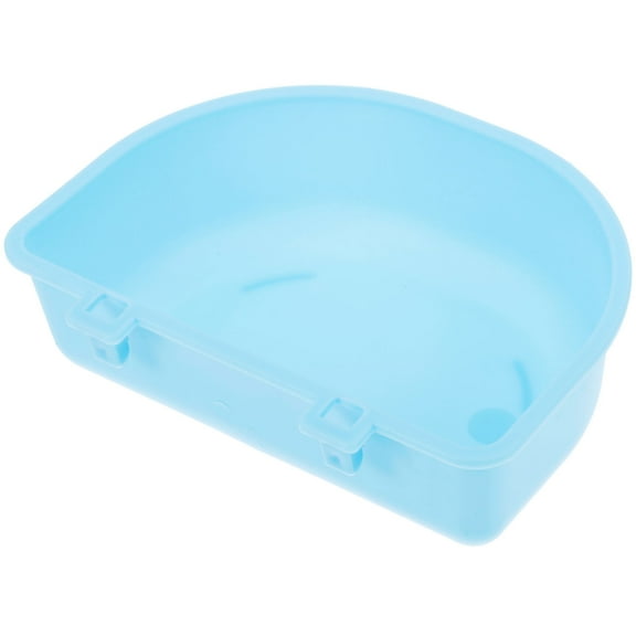 Pretyzoom Hanging Plastic Pet Food Bowl for Cats and Dogs Durable Easy to Clean Non Spill Design for Cages and Travel Use