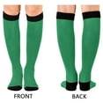thumbnail image 2 of joogoo Teal Green Socks Women Men Knee High Sock, 2 of 8