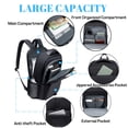 thumbnail image 2 of Mochila portátil de viaje BIAX de 35 L para hombre con puerto USB de 15,6 pulgadas, 2 of 6
