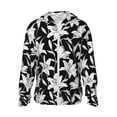 thumbnail image 2 of Lsque Lilies Flowers UPF 50+ Lightweight Sun Protection Men's Women's Long Sleeve Shirt, Hoodie Performance -Small, 2 of 9