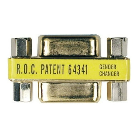 UPC: 0037332011763 | Tripp Lite P152-000 Compact Gold DB9 M/M Gender Changer