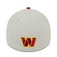 thumbnail image 4 of Men's New Era Stone/Burgundy Washington Commanders 2023 NFL Draft 39THIRTY Flex Hat, 4 of 6