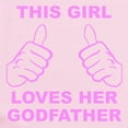 thumbnail image 2 of CafePress - This Girl Loves Her Godfather Body Suit - Baby Light Bodysuit, Size Newborn - 24 Months, 2 of 4
