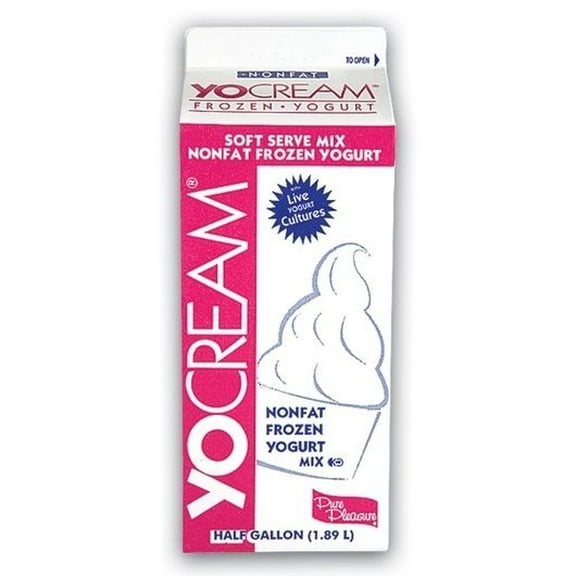 Yocream Yogurt Mix, Eurotart Nonfat Soft Serve, 64 Ounce -- 6 per case.