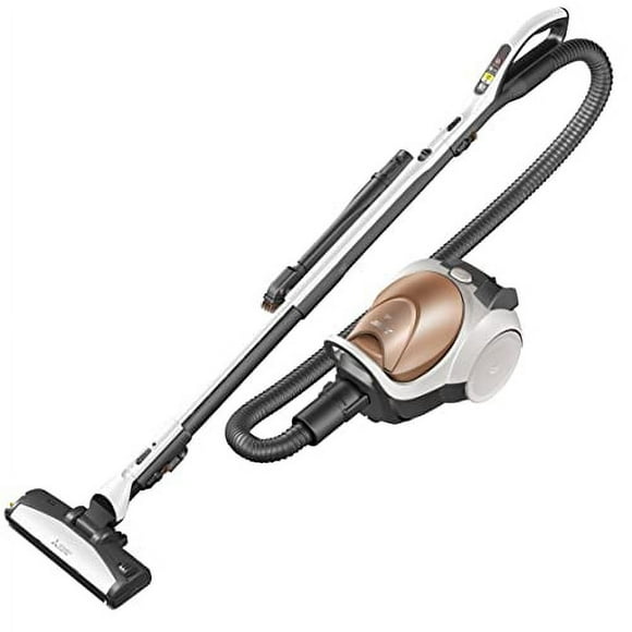 Mitsubishi Electric Paper Vacuum Cleaner Be-K, Compact, Made in Japan, Lightweight, Self-Propelled Power Brush, Hair Clump Removal, Premium Bronze TC-FD2A-D