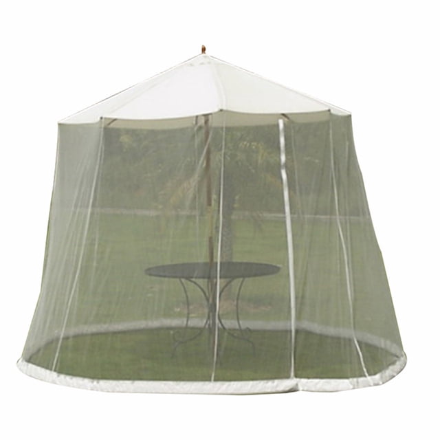 Parasol Extérieur pour Patio, Parasol Droit avec Filet de Protection