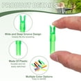 thumbnail image 3 of Uxcell Archery Arrow Nocks, Plastic Nocks Replacement Arrows Tail Accessory-Fitting For (DIY Hunting Shooting/Compound/Recurve Bow) 6.2MM/0.24" ID & 12 Pcs & Plastic & Transparent Green, 3 of 6