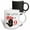 Multicolor, variant on 3drose, This Little Ninja Is 9 a Great Birthday Ninja Gift for Any Kid Party, 11oz Two-tone Red Mug