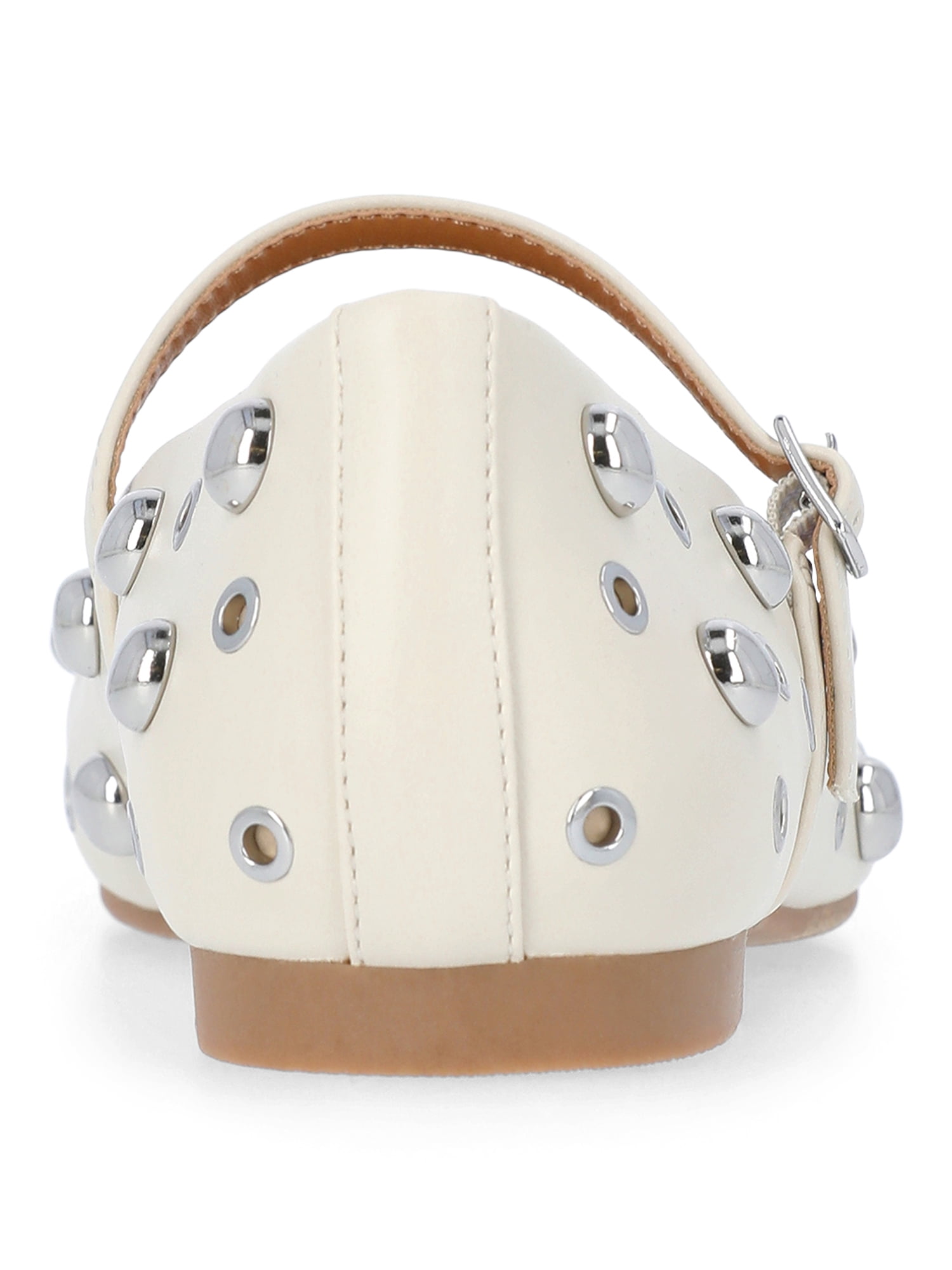 Time and Tru Women's Studded Mary Jane Flats