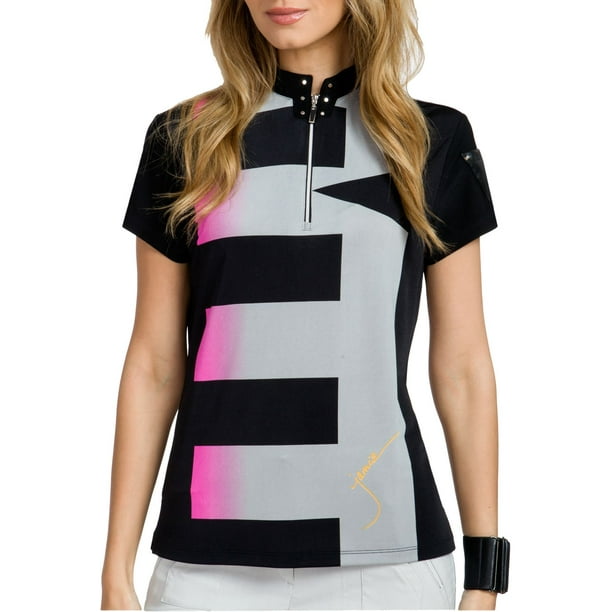 Jamie Sadock Jamie Sadock Women's Luminous Short Sleeve Golf Top