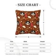 thumbnail image 4 of Square Decorative Throw Pillow Covers with Core, Mexican Skull Girl Print Throw Pillows for Couch Sofa Bed Home Decor, 20"x20", 4 of 9