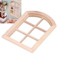 thumbnail image 4 of Ventana Arqueada de casa de Muñecas EOTVIA Muebles Mini Madera 1:12, 4 of 7