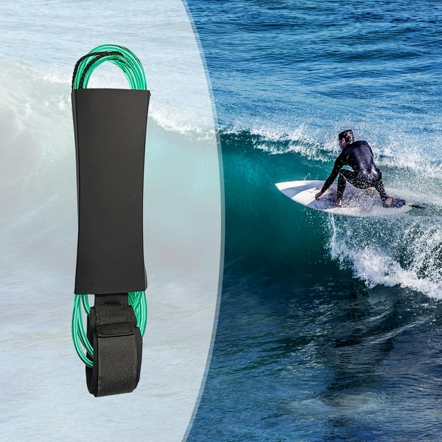 Correa de Tobillo para Surf Perfecl Accesorios de Cuerda para Piernas de Surf Adultos Ho Verde