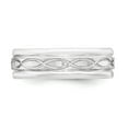 thumbnail image 3 of SS 7mm Polished Fancy Band Size 11.5 in Sterling Silver, 3 of 3
