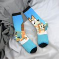 thumbnail image 5 of Netaao Bluey for Socks for Men and Women Non-Slip Middle Tube Socks Casual Crew Socks, 5 of 6