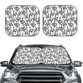 thumbnail image 2 of Salouo Hand Drawn Snake Pattern Car Windshield Sun Shade Foldable | Front Windshield Shade for Sun, Heat and UV Rays | Interior Sun Protection-Medium, 2 of 6
