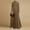 A010-Brown, variant on QUINDOS Dresses for Women A-Line High Neck Long Sleeve Casual Plus Size Dresses Summer Solid Color Pockets Long Maxi Dresses for Women