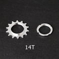 thumbnail image 1 of Bicycle Sprocket Fixed Gear Speed Cog Lock Ring 13T/14T/18T Track Bike, 1 of 5