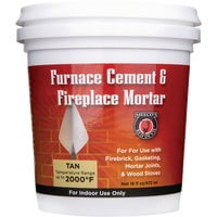Meeco's Red Devil 1 Pt. Tan Furnace Cement & Fireplace Mortar 1373