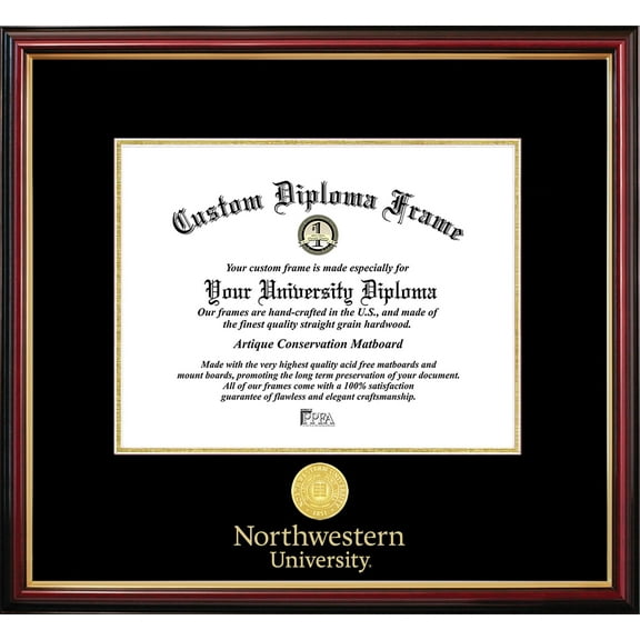 Northwestern Petite Diploma Frame