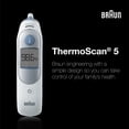 thumbnail image 2 of Braun ThermoScan 5 Digital Ear Thermometer, IRT6500, White, 2 of 9