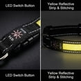 thumbnail image 5 of Waterproof LED Dog Collar with Reflective Strip – Glow in The Dark Night Light Pet Safety Collar,Heavy Duty Nylon Adjustable Fit for Small Medium Large Dogs Yellow, 5 of 7