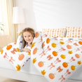 thumbnail image 4 of Manfei Autumn Harvest Pumpkin 7-Piece Twin Bedding,Cute Coquette Bowtie Bedding Comforter Set,Halloween Reversible, 4 of 7