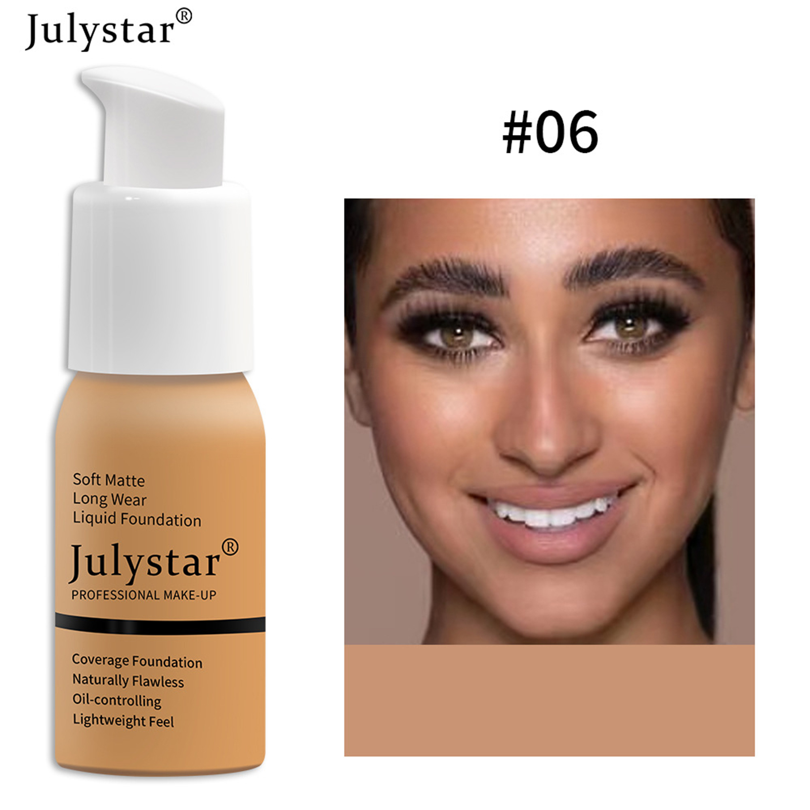 Soft Matte Liquid Foundation Help Cover Acne Dark Spots Scars for All