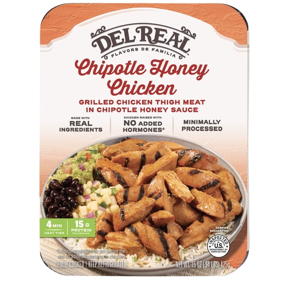 Del Real Foods Chipotle Honey Chicken Kit, 15 oz (Cooked)