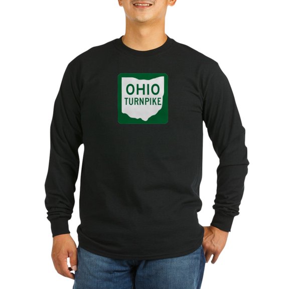 CafePress - Ohio Turnpike Long Sleeve Dark T Shirt - Long Sleeve Dark T-Shirt