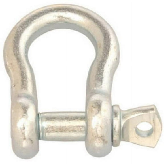 T9601235 .38 in. Zinc Plated Screw Pin Anchor Shackle