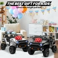 thumbnail image 5 of Joyracer 24V Ride on Car Truck with Remote Control & 2 Seater, 4WD/2WD Switchable 800W Powered Ride on Toys with Spring Suspension, 3 Speeds, Bluetooth Music Gift for Big Kids,  White, 5 of 10