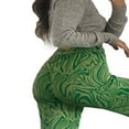 thumbnail image 4 of Pantalon Long Femme Imprimé Ondulation d'Eau Taille Haute Évasé, 4 of 5