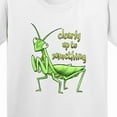 thumbnail image 4 of Inktastic Praying Mantis Clearly Up to Something Youth T-Shirt, 4 of 5
