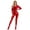 Burgundy, variant on YONGHS Womens Glossy Spandex Full Bodysuit Costume Dance Zentai Unitard Long Sleeve Jumpsuit Fluorescent Green M