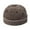 Brown, variant on Mikilon Unisex Fashion Street Hip-hop Hats Round Top Hats Solid Color Vintage Versatile Sailor Hats