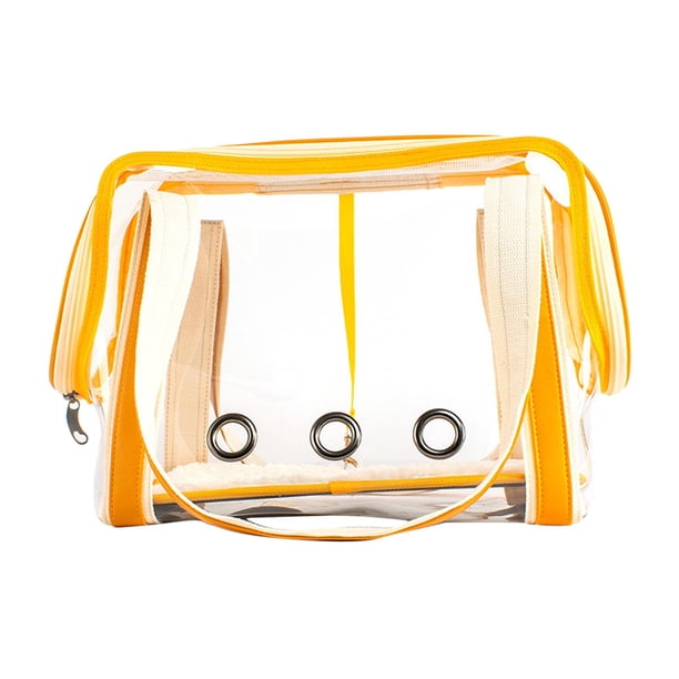 Bolsa de transporte para mascotas, portátil, grande, para gatos y perros, cómoda, para viajes en avión Totalizador