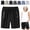 Black, variant on Women's Ice Silk Quick Drying Stretch Shorts - Cooling Icy Active Shorts for Women Seniors, Breathable Comfort Fit for Daily Wear Sports Lounge
