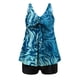 thumbnail image 4 of Gibobby Traje de Baño Sexy Bikini Trajes de baño Pieza Trajes de baño Barriga Dos Trajes de baño para mujeres Trajes de Mujeres Control de impresión con (Azul,G), 4 of 4