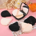 thumbnail image 2 of 12 Pieces Powder Puff Face Triangle Powder Puffs for Loose Powder Body Powder Cosmetic Foundation Makeup Sponge Beauty Makeup Tool(Black, Flesh), 2 of 5