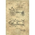 thumbnail image 3 of Lavoie, Tina 17x24 Black Modern Framed Museum Art Print Titled - Tractor Blueprint - Industrial Farmhouse, 3 of 5