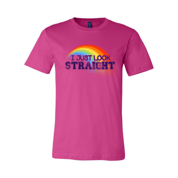 it's ok to be straight t shirt