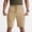 Khaki, variant on MASKERT Men's Hiking Shorts Lightweight Quick Dry Athletic Casual Shorts for Golf Outdoor Active Zipper Pockets