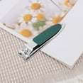 thumbnail image 6 of Unique Bargains 6pcs Mirror Box Stainless Steel Nail Clippers Set 2.56" Blackish Green, 6 of 6