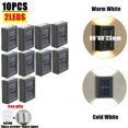 thumbnail image 1 of Lámpara Solar de pared para exteriores, luces Led cálidas, resistente al agua IP65, iluminación luminosa de arriba y abajo para jardín, balcón y patio, decoración exterior, 1 of 4