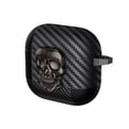 thumbnail image 6 of Rugged Case for AirPods 4 & 5, Fiber Patterns Shockproof Cover for AirPods 4th / 5th Gen with Skull Switch and Carabiner, 6 of 6